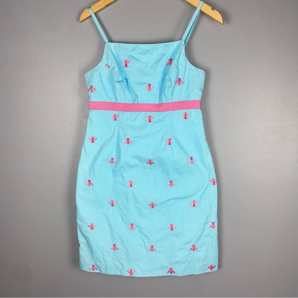 Lilly Pulitzer Dresses & Skirts - Lilly Pulitzer Dress Women’s 2 Bumble Bee Embroidered Shift Vintage